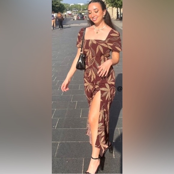 Mango Print Dress - Picture 5 of 9